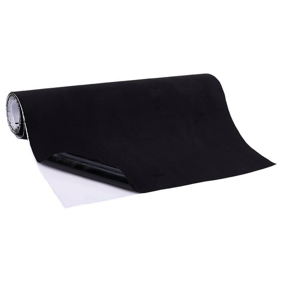 Suede Fabric for Car Interior Decoration Modified Furniture Decorationm Black 300x1500x1mm