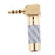 thumbnail image 2 of Conector de Repuesto en apariencia de L de 3x 2.5 Mm Conector de Soldadura Estéreo de 4 Polos CUTICAT Conector de conector de auriculares, 2 of 8