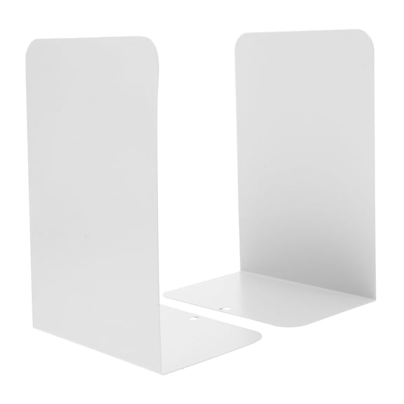 BESTYASH 2-Pack Clear Adjustable Shelf Dividers for Closets White Iron Shelf Organizers Separators
