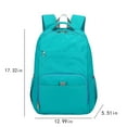 thumbnail image 3 of ZFYXGS Large Backpack for School, Backpack Multifunctional Double Shoulder Bag Outdoor Leisure, Lightweight and Foldable Blue, 3 of 6