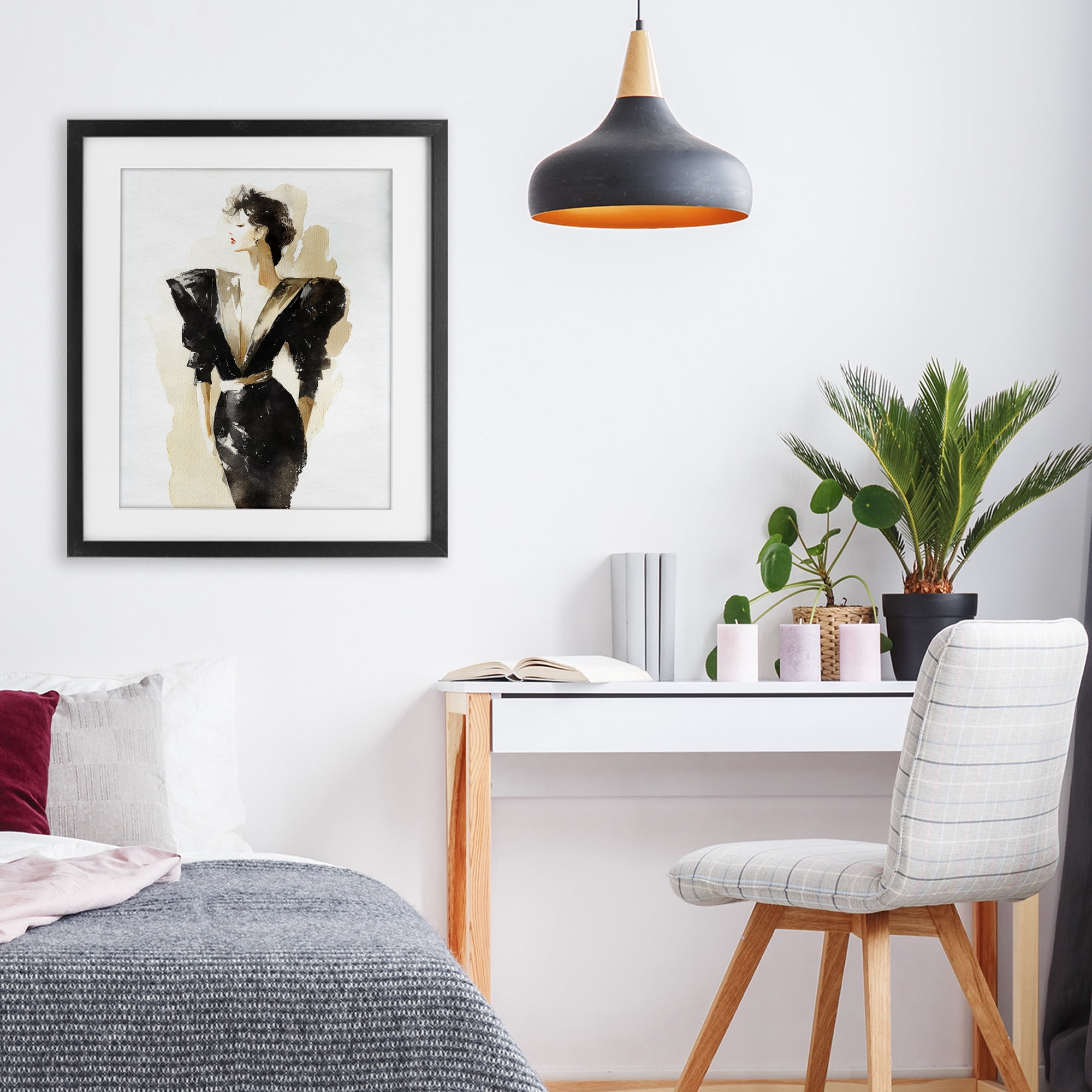 Stupell Industries Timeless Velvet Attitude Black Framed Print Under Glass, design by Svetlana Aleynikova