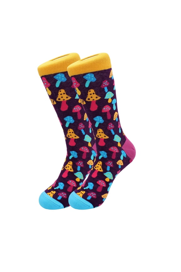 Sick Socks- Mushroom - Trippy Dress Socks