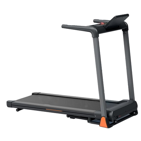 Walking Pad, 3.5HP Foldable Treadmill with 4% Incline & Heart Rate Monitor, 8-Layer Running Belt for Knee Protection, 330 lbs Capacity, 0.5-8.5 MPH
