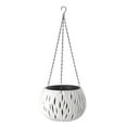 thumbnail image 1 of EIMELI Hanging Planters  Platics Flowerpot For Plants Indoor With Iron Chain  Rattan Hanging Basket, 1 of 14