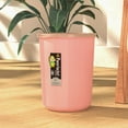 thumbnail image 5 of Kitchen Trash Can, Step-On Garbage Can with Lid, Tall Kitchen & Bathroom Trash Can, Small Office Waste Bin, Pink - Xuniizn, 5 of 7