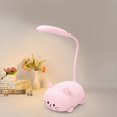 thumbnail image 5 of Cbcbtwo Desk Lamp, Adjustable Goose Neck LED Table Lamp, Eye-Protecting Reading Lamp, with Cute Kawaii Cartoon Cat Base, USB Charging, Desk Lamp for Home Office Bedroom (Blue), 5 of 8
