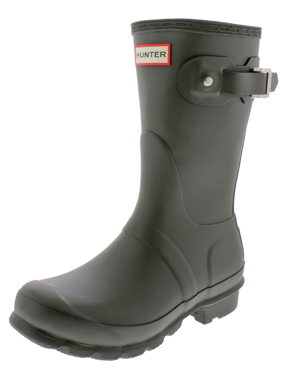 Hunter Womens Original Short Waterproof Wellington Rain Boots - Walmart.com