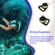 thumbnail image 2 of Eigraketly Cuerda de buceo, cable de seguridad, cordón de buceo, correa de transporte, mano de obra fina, tamaño compacto, diseño de hebilla a Deportes acuáticos 289FT83 Metro, 2 of 6