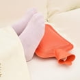 thumbnail image 6 of SharkTRUE 2-Pack Rubber Hot Water Bottles - Striped Non-Slip Design for Warmth & Cold Compress 500ml, 6 of 8