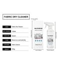 thumbnail image 7 of Fabric and Carpet Cleaner 4.06 Fl Oz, No-Water Cleaning Foam Spray, for Upholstery Sofa Curtains and Carpet, Multicolor, 1pcs, 7 of 7