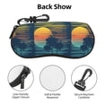 thumbnail image 3 of Sikiie Palm Trees Sunglasses Soft Case Neoprene Zipper Eyeglass Case, Zipper Portable Spectacle Cases for Men Women, 3 of 6