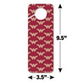 thumbnail image 6 of Wonder Woman Movie Red Logo Pattern Plastic Door Knob Hanger Sign, 6 of 7
