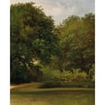 thumbnail image 3 of Friedrich Loos 15x18 Black Modern Framed Museum Art Print Titled - Group of Trees in the Park, 3 of 5