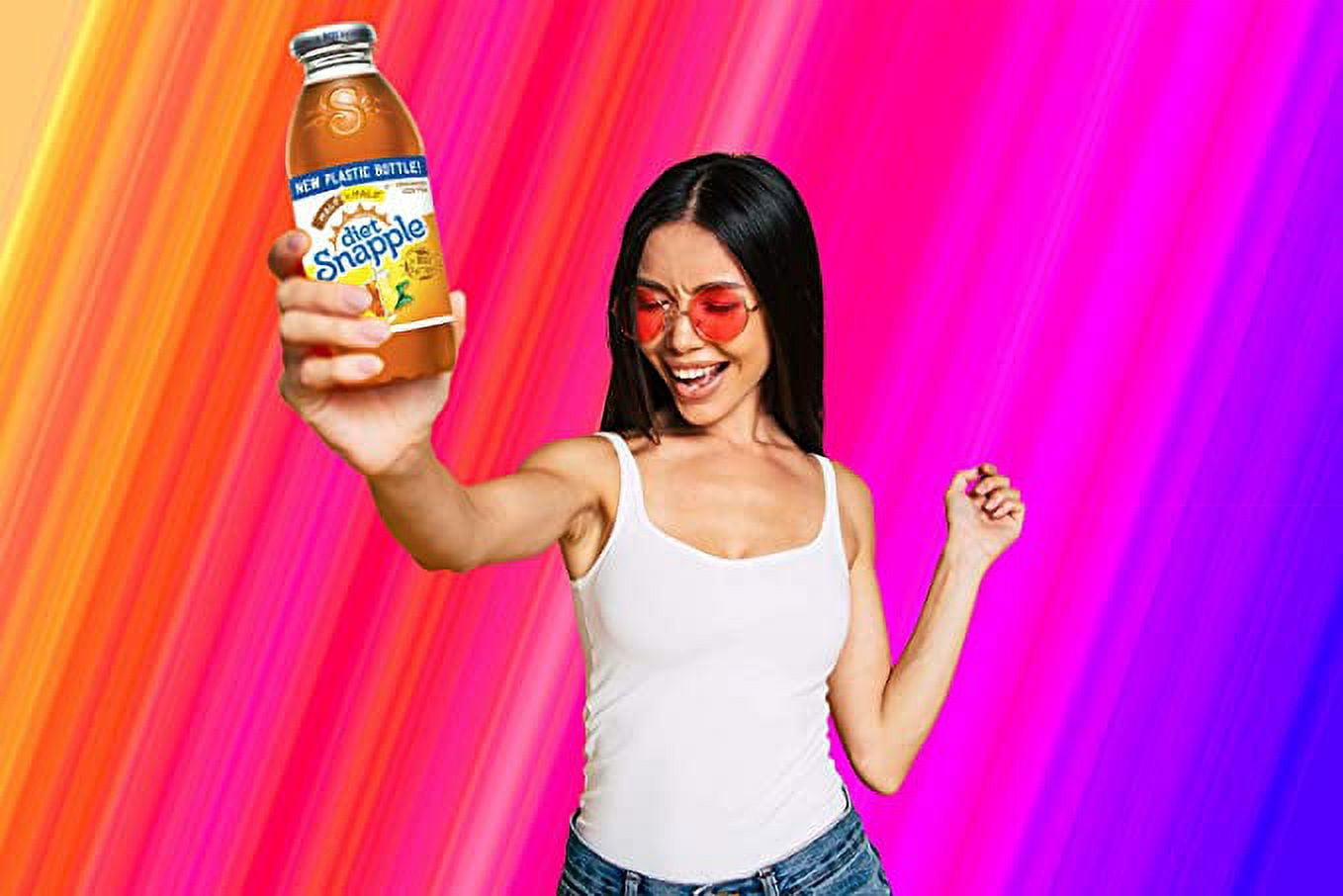 Diet Snapple Half 'n Half, 16 fl oz (12 Plastic Bottles)
