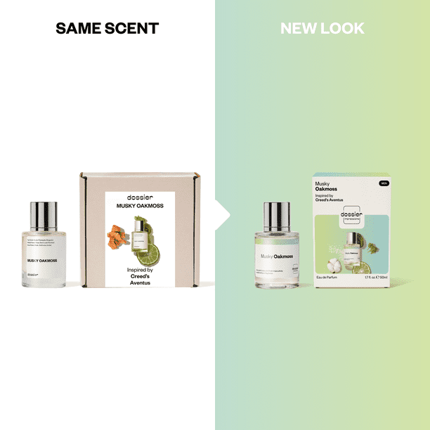 Dossier Musky Oakmoss Eau De Parfum, Inspired by Creed's Aventus
