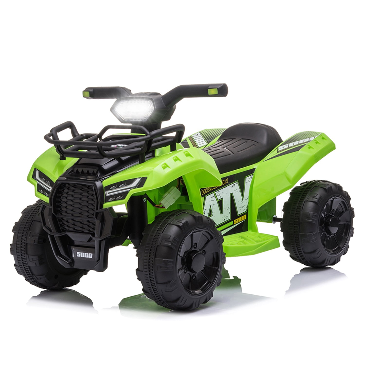 CIPACHO 6V Kids Ride on ATV, Battery Powered Electric Quad with LED Lights, Green CIPACHO 6V Kids Ride on ATV, Battery Powered Electric Quad with LED Lights, Green