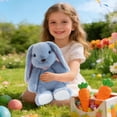thumbnail image 5 of ToyKingdee Adorable Floppy Ear Bunny Plush with Decorative Bandana, Soft Cuddly Stuffed Animal for Kids and Gifting, 5 of 6