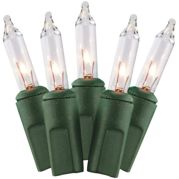 J Hofert 2970-02 50Lt Mini Light Set, Clear