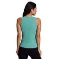 thumbnail image 2 of RBX Active Women's Slim Fit Crewneck Ribbed Tank Top, 2 of 5