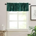 thumbnail image 3 of Green Palm Valances Curtains Palm Golden Leaves Tropics Plant Nature Windows Short Curtain Valance for Kitchen Bedroom Bathroom Decor with Rod Pocket, One Panel 54X18 Inches, 3 of 6
