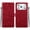 Red, variant on Case for Apple iPhone 17e / 16e 6.1" Embossed Wallet, PU Leather Flip Folio Cover With Card Slots, Magnetic Closure, Kickstand, Wristband,Shockproof Protective Phone Case,Brown,For iPhone 17e / 16e