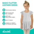 thumbnail image 2 of Elowel Girls Leotard Toddlers Dress for Gymnastics Dance Ballet Baby White Size 2-4, 2 of 7
