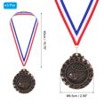 thumbnail image 2 of Uxcell 2.6" Copper Basketball Medals, 3Pcs Basketball Award Medals, 2 of 6