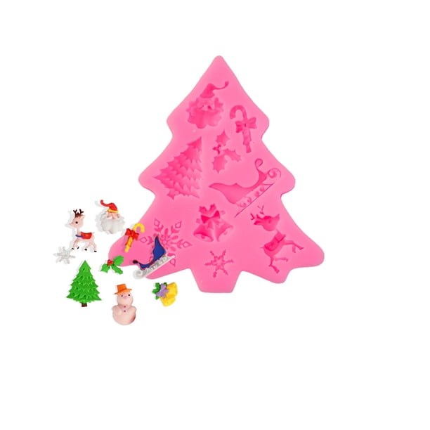 Advancent Moldes para galletas Molde en relieve Decoración Fondant Fundición Die Aniversario Herramientas y accesorios para hornear Alce de trineo Advancent HA061362-06B