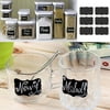 Binmer 36Pcs/Set Well Made Blackboard Sticker Craft Kitchen Candy Jar Organizer Labels