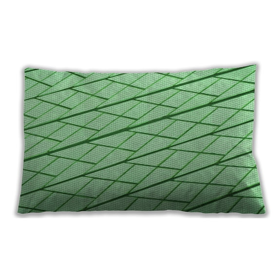 Ahgly Company Outdoor Rectangular Contemporary Lumbar Throw Pillow, 13 inch by 19 inch