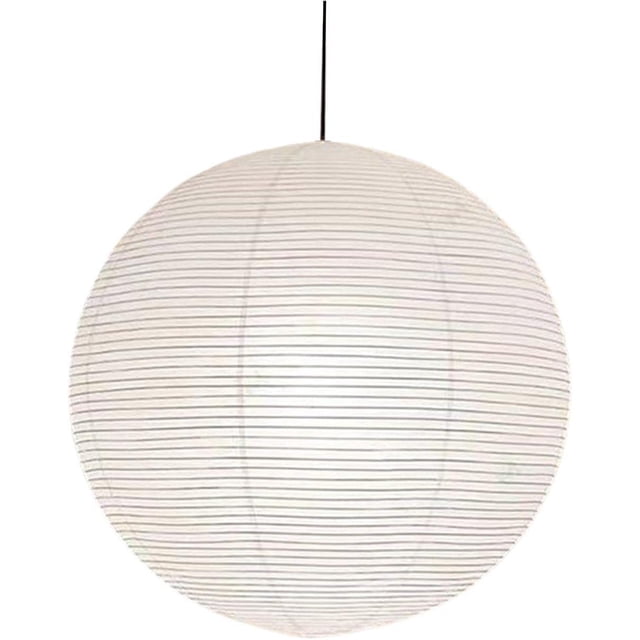 White Round Paper Lampshade, Replacement Ball Lanterns Lamps Paper Lantern Ceiling Light Cover for Parties Weddings Coffee Shop Decoration