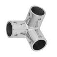 thumbnail image 6 of jiaping Handrail Fittings For Boats, 90 Degree, 1 ", 3 Way Corner Bracket, 316 Stainless, 6 of 6