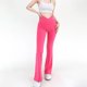 thumbnail image 2 of Leggings de cintura alta con aberturas para mujer: pantalones de yoga acampanados, diseño adelgazante que realza los glúteos, pantalones de fitness transpirables, 2 of 5
