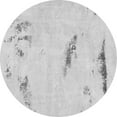 thumbnail image 1 of Ahgly Company Indoor Round Abstract Gray Modern Area Rugs, 6' Round, 1 of 4