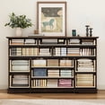 thumbnail image 2 of Farmhouse 12 Drawers Dresser for Bedroom, 63'' Wide Wood Chest of Drawers with Power Outlets, Deep Drawer Dresser Storage Organizer for Living Room Hallway, 2 of 11