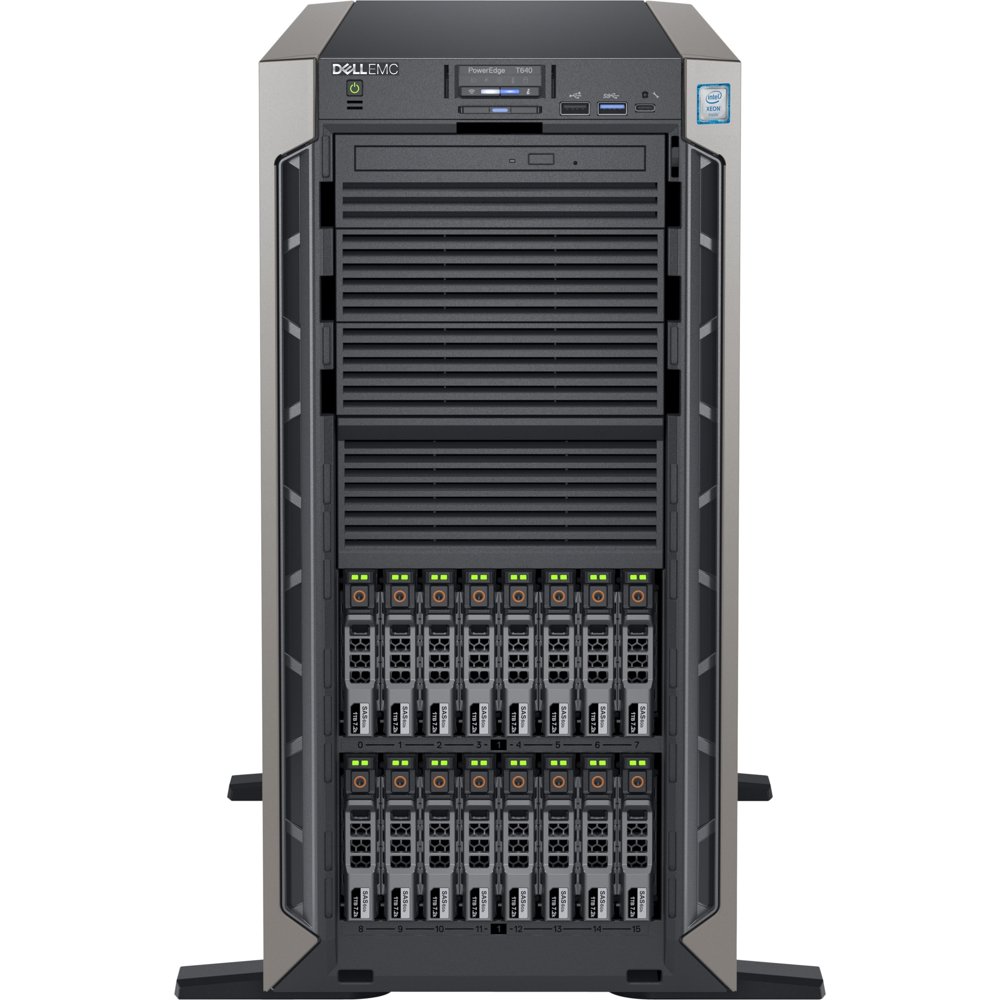 Dell EMC PowerEdge T640 5U Tower Server, 2 x Intel Xeon Silver 4110 2.