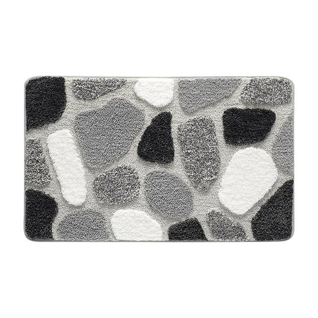 Tapis d'Entrée pour la Maison – Tapis Extérieur Imitation avec Non-Confort et Bord Décoratif