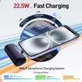 thumbnail image 4 of Portable Charger 5500mAh Next-Gen Small Power Bank 22.5W Fast Charging Battery USB-C Portable Phone Charger for iPhone 17/16/15 17 Plus 17 Pro Max iPad, Samsung Galaxy S25 S24 S23 Android, Black, 4 of 5