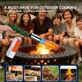 thumbnail image 5 of 3 in 1 Powerful Grill & Cooking Torch MAPP / Propane / Butane for Steak Searing, Campfire Charcoal Starter, Men Dad Gifts, Outdoor Cooking Firepits Camping BBQ- Portable Kitchen Ignition System,Green, 5 of 7