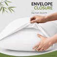 thumbnail image 4 of King Pillow Cases Set of 2 Rayon Derived from Bamboo Cooling Pillowcase,White 20x36 inches MYDOMIC, 4 of 8