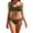 Army Green, variant on Women's Cheeky Bikini Set 2 Piece String High Cut Swimsuits Lace Up Tie Side Bathing Suits
