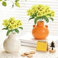 thumbnail image 4 of Faux Pansy Flower, Artificial Flowers for Vase, Silk Fake Bouquet Floral Arrangements Centerpieces Decor for Mother's Day Home Table Wedding, 4 of 5