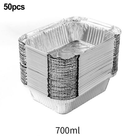 

Special Thickened Rectangular Tin Foil Plate Bowl Packing Box for Barbecue