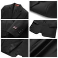thumbnail image 6 of ETHAN Teens 3 Pieces Slim Fit Suit for Wedding Elegant Formal 3 Piece Suit Jacket Vest Pant Suits Size 12, 6 of 7