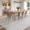thumbnail image 2 of VUNATE 10'x12' Area Rugs for Living Room Jacquard Textured Modern Rugs Soft Geometric Rug for Bedroom Mid Century Washable Rug Non-Slip Bohemian Carpet Perfect for Dining Room Office, 2 of 6