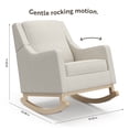 thumbnail image 4 of Storkcraft Pasadena Infant Nursery Rocker, Driftwood with Dune Basketweave, 4 of 8