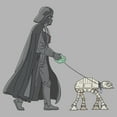 thumbnail image 2 of Mens Star Wars Darth Vader AT-AT Walking the Dog Lightweight Hoodie, 2 of 4