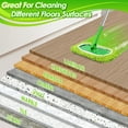 thumbnail image 3 of NEWE Reusable Microfiber Mop Pads 4 Pack Compatible with Swiffer Sweeper (Green), 3 of 8
