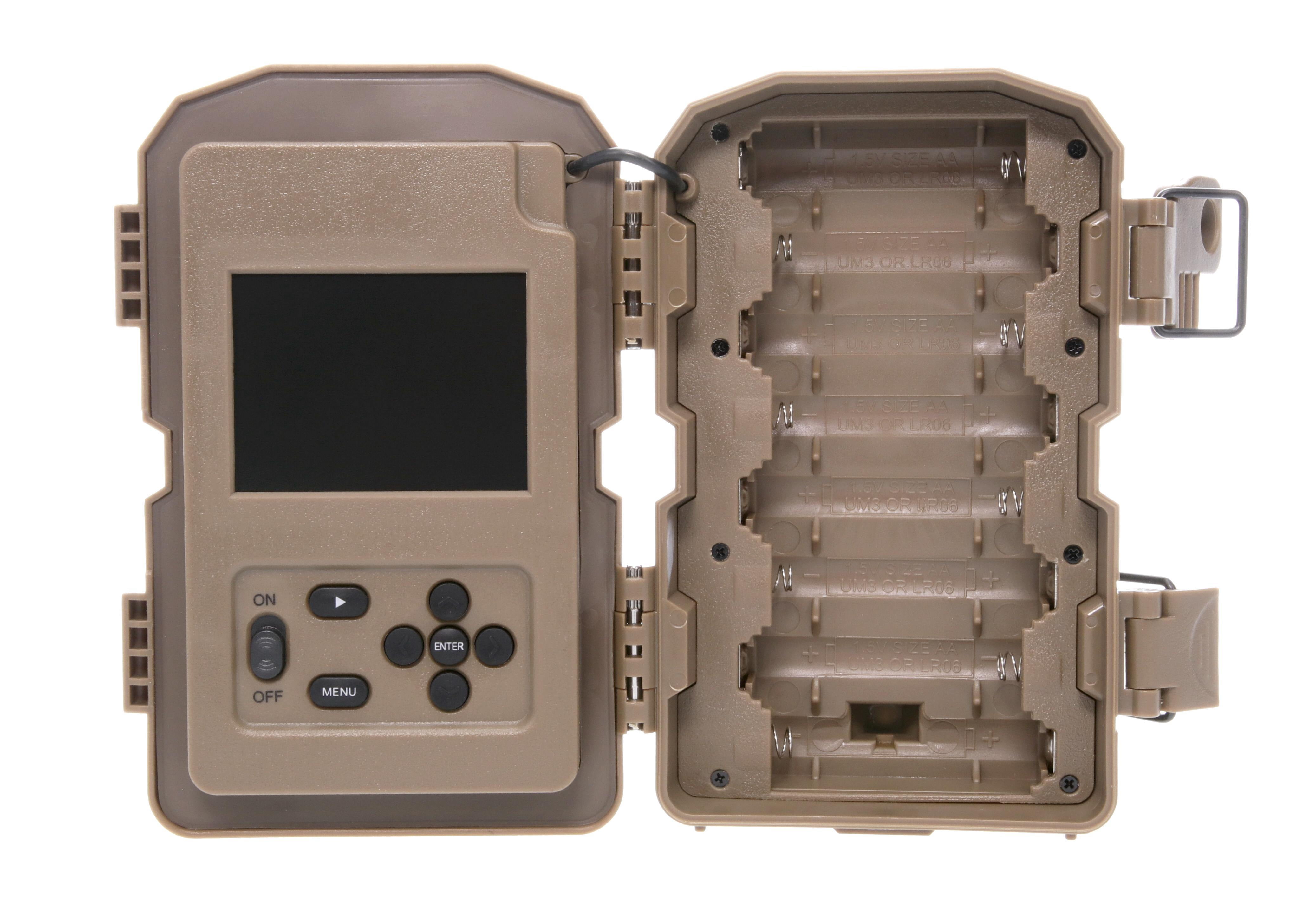 Muddy Pro Cam 20 Combo - 20 MP & 720 Video at 30FPS 0.5 Sec Trigger Speed 80Ft Detection IR Range Durable Hunting Outdoor Scouting Trail Camera, 8 AA Batteries & 16GB SD Card Included