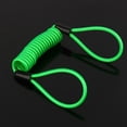 thumbnail image 3 of Alarma de bloqueo de disco Recordatorio de Seguridad Cable de la Motocicleta Scooter Bike Moto Anti -Ladron Seguro PVC Aleación Verde, 3 of 7